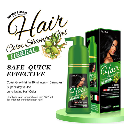 Hair Color Shampoo Gel Pump 200ml